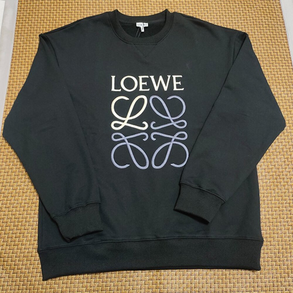 Loewe Black Neck Sweatshirt